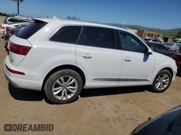 2018 Audi Q7 Premium Plus with VIN WA1LAAF77JD044442, listed as a Copart auction lot 52524565 with 88,041 mi miles and Salvage title. Bid and sale history available at DreamBid. Image 3.