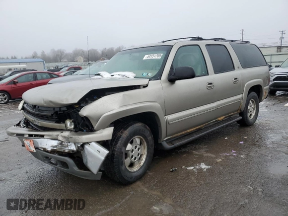 2002 Chevrolet Suburban Z71 with VIN 3GNFK16Z72G232892, listed as a Copart auction lot 44151705 with 0 mi miles and Salvage Title. Bid and sale history available at carsss.com. Image 1.