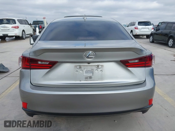 2015 Lexus IS 250 with VIN JTHBF1D27F5050784, listed as a IAAI auction lot 41767657 with 156,349 mi miles. Bid and sale history available at carsss.com. Image 15.
