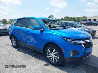 2024 Chevrolet Equinox LT z VIN 3GNAXKEG1RS165747, wystawiony jako IAAI lot #42315960 z przebiegiem 13 889 mil mil oraz . Historia ofert i sprzedaży dostępna na DreamBid. Obrazek 1.