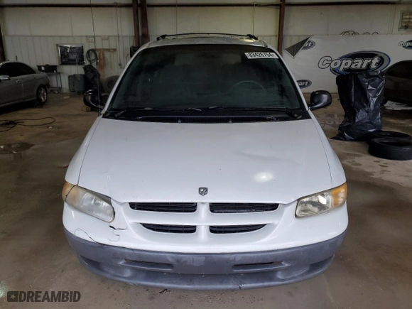 2000 Dodge Caravan with VIN 2B4GP25G4YR791420, listed as a Copart auction lot 83426754 with 141,635 mi miles and Salvage Title. Bid and sale history available at carsss.com. Image 5.