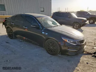 2016 Kia Optima LX with VIN 5XXGT4L3XGG084517, listed as a Copart auction lot 52436005 with 96,395 mi miles and Salvage Title. Bid and sale history available at carsss.com. Image 4.