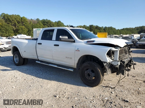 2019 Ram 3500 Tradesman with VIN 3C63RRGL4KG591799, listed as a Copart auction lot 74975454 with 140,736 mi miles and Salvage Title. Bid and sale history available at carsss.com. Image 4.
