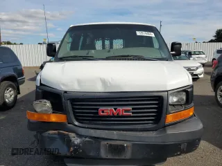 2009 GMC Savana Cargo Van with VIN 1GTGG25C791124332, listed as a Copart auction lot 72819464 with 123,243 mi miles and Salvage Title. Bid and sale history available at carsss.com. Image 5.