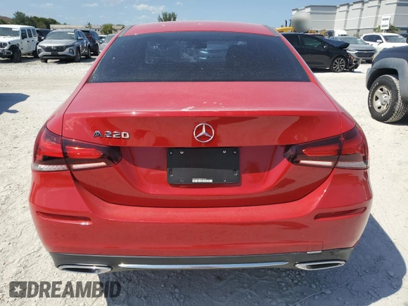 2019 Mercedes-Benz A 220 with VIN WDD3G4EB8KW027205, listed as a Copart auction lot 53318525 with Not Provided miles and Salvage Title. Bid and sale history available at DreamBid. Image 6.