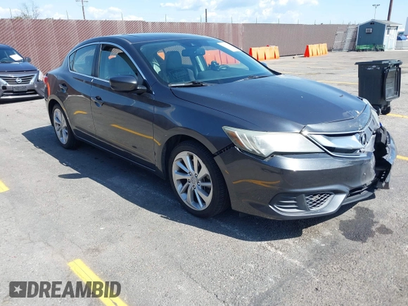 2016 Acura ILX w/Premium Pkg with VIN 19UDE2F73GA010000, listed as a IAAI auction lot 41973710 with 108,967 mi miles. Bid and sale history available at carsss.com. Image 1.