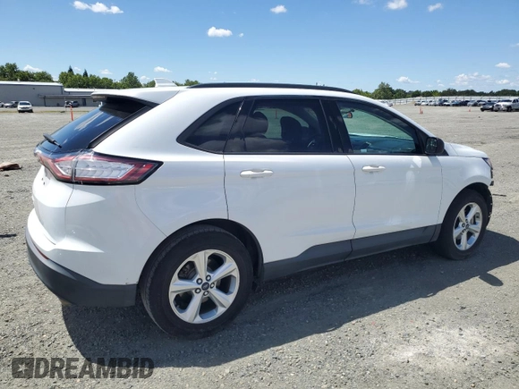 2015 Ford Edge SE z VIN 2FMTK3G86FBC35249, wystawiony jako Copart lot #56410795 z przebiegiem 107 974 mil mil oraz Szkoda całkowita • Salvage title. Historia ofert i sprzedaży dostępna na DreamBid. Obrazek 3.
