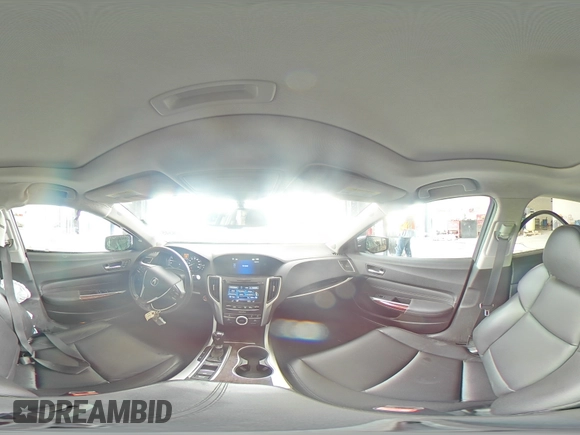 2015 Acura TLX with VIN 19UUB1F37FA010497, listed as a Copart auction lot 62029345 with 182,675 mi miles and Salvage title. Bid and sale history available at DreamBid. Image 14.