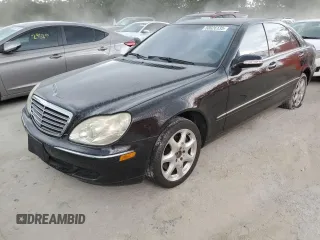 2003 Mercedes-Benz S 430 z VIN WDBNG83JX3A363438, wystawiony jako Copart lot #58026135 z przebiegiem 161 166 mil mil oraz Szkoda całkowita • Salvage title. Historia ofert i sprzedaży dostępna na DreamBid. Obrazek 1.
