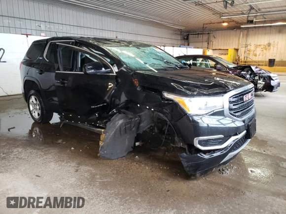 2018 GMC Acadia SLE with VIN 1GKKNRLA4JZ224361, listed as a Copart auction lot 46651134 with Not provided miles and Salvage title. Bid and sale history available at DreamBid. Image 4.