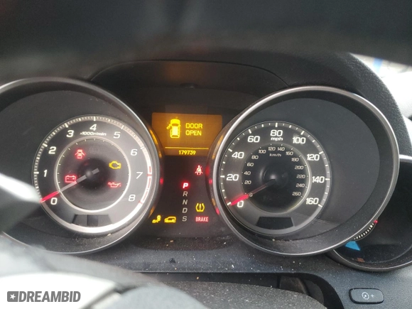2012 Acura MDX Advance Pkg with VIN 2HNYD2H65CH526288, listed as a Copart auction lot 83744464 with 179,739 mi miles and Salvage Title. Bid and sale history available at carsss.com. Image 9.