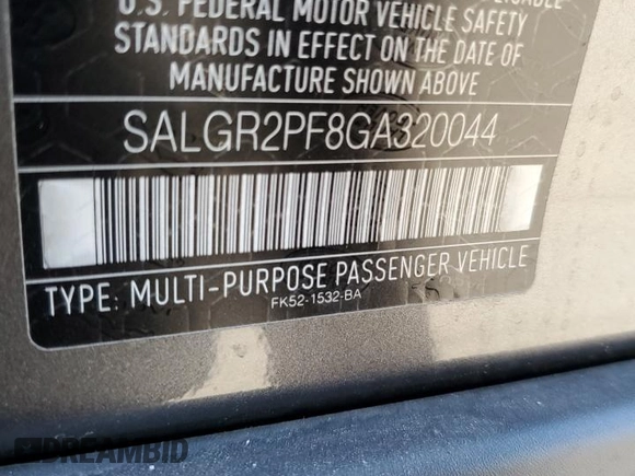 2016 Land Rover Range Rover with VIN SALGR2PF8GA320044, listed as a Copart auction lot 78746324 with 72,087 mi miles and Salvage Title. Bid and sale history available at carsss.com. Image 13.