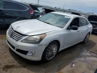 2014 Hyundai Equus Signature with VIN KMHGH4JH2EU074924, listed as a Copart auction lot 53826505 with 186,697 mi miles and Clean Title. Bid and sale history available at DreamBid. Image 1.