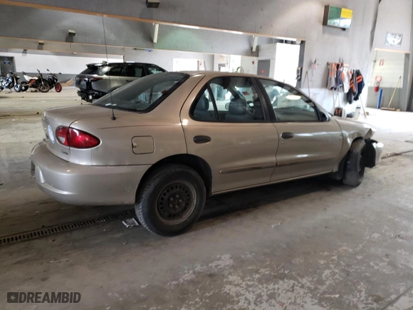 2002 Chevrolet Cavalier with VIN 1G1JC524627397211, listed as a Copart auction lot 62951303 with 0 mi miles and Salvage Title. Bid and sale history available at carsss.com. Image 3.