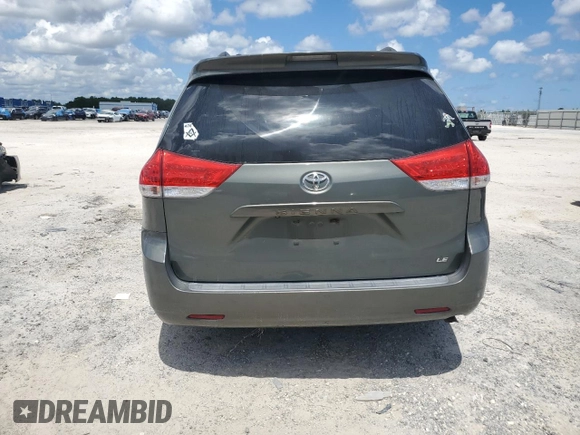 2014 Toyota Sienna LE AAS with VIN 5TDKK3DC5ES423802, listed as a Copart auction lot 69075824 with Not Provided miles and Salvage Title. Bid and sale history available at DreamBid. Image 6.