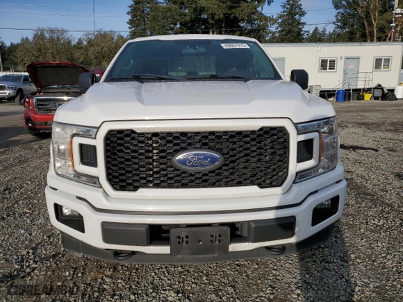 2018 Ford F-150 XL with VIN 1FTEX1EP2JKF41649, listed as a Copart auction lot 49607915 with 87,593 mi miles and Salvage Title. Bid and sale history available at carsss.com. Image 5.