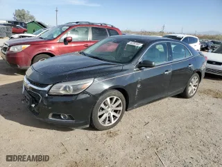 2015 Chevrolet Malibu LTZ with VIN 1G11F5SL2FF241466, listed as a Copart auction lot 46282955 with 119,805 mi miles and Salvage Title. Bid and sale history available at carsss.com. Image 1.