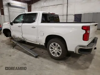2024 Chevrolet Silverado 1500 LTZ with VIN 1GCUDGEL9RZ183215, listed as a Copart auction lot 84414624 with 12,651 mi miles and Salvage Title. Bid and sale history available at DreamBid. Image 2.