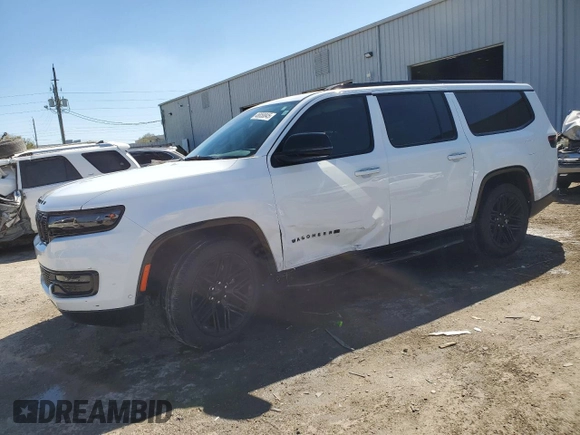 2023 Jeep Wagoneer Series II с VIN 1C4SJSBP7PS561497, выставлен на аукционе Copart как лот 46858845 с пробегом 29 616 миль миль и Списание • Salvage title. История ставок и продаж доступна на DreamBid. Изображение 1.