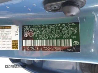 2007 Toyota Prius with VIN JTDKB20U677673975, listed as a IAAI auction lot 41993731 with 191,423 mi miles. Bid and sale history available at carsss.com. Image 9.