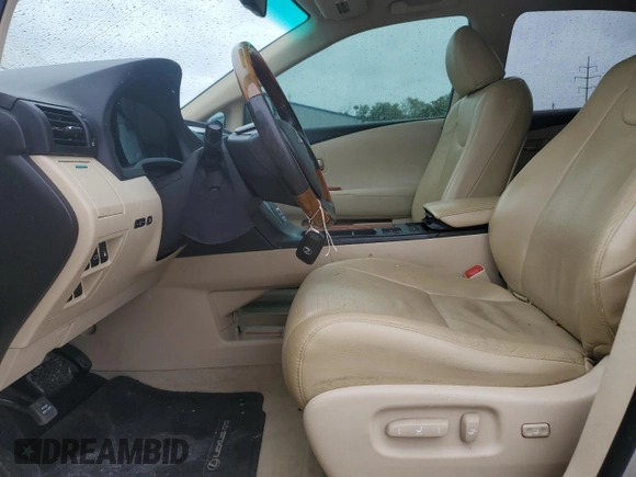 2011 Lexus RX 350 with VIN 2T2BK1BA0BC084419, listed as a Copart auction lot 58607015 with 159,030 mi miles and Salvage title. Bid and sale history available at DreamBid. Image 7.