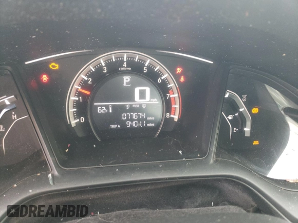 2016 Honda Civic Sedan LX with VIN 19XFC2F54GE203684, listed as a Copart auction lot 49686575 with 77,674 mi miles and Salvage Title. Bid and sale history available at carsss.com. Image 9.
