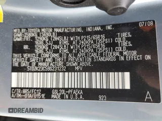 2009 Toyota Sienna CE with VIN 5TDZK23C59S231232, listed as a Copart auction lot 45348075 with 226,827 mi miles and Clean Title. Bid and sale history available at DreamBid. Image 13.