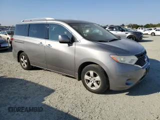 2013 Nissan Quest SV with VIN JN8AE2KP3D9071565, listed as a Copart auction lot 73502144 with 119,617 mi miles and Salvage Title. Bid and sale history available at carsss.com. Image 4.