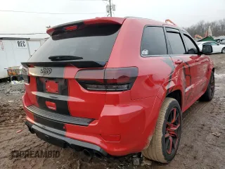 2020 Jeep Grand Cherokee Trackhawk with VIN 1C4RJFN95LC334610, listed as a Copart auction lot 49160944 with 23,348 mi miles and Salvage title. Bid and sale history available at DreamBid. Image 3.