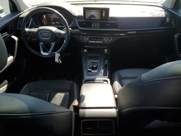 2019 Audi Q5 Premium Plus with VIN WA1BNAFYXK2036146, listed as a Copart auction lot 47342835 with 76,817 mi miles and Salvage Title. Bid and sale history available at carsss.com. Image 8.