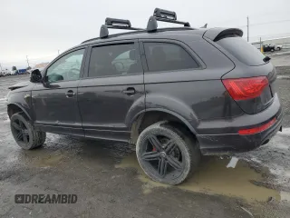 2013 Audi Q7 3.0T S line Prestige with VIN WA1DGAFEXDD005236, listed as a Copart auction lot 45141745 with 188,772 mi miles and Salvage Title. Bid and sale history available at carsss.com. Image 2.