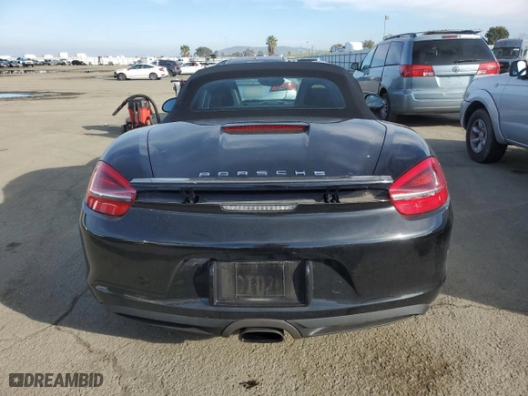 2014 Porsche Boxster with VIN WP0CA2A84ES121667, listed as a Copart auction lot 87510945 with 62,689 mi miles and Salvage Title. Bid and sale history available at carsss.com. Image 6.