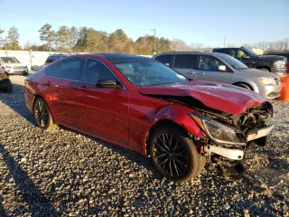 2020 Genesis G80 3.3T Sport with VIN KMTFN4JB1LU339187, listed as a Copart auction lot 46879915 with 37,124 mi miles and Salvage Title. Bid and sale history available at carsss.com. Image 4.