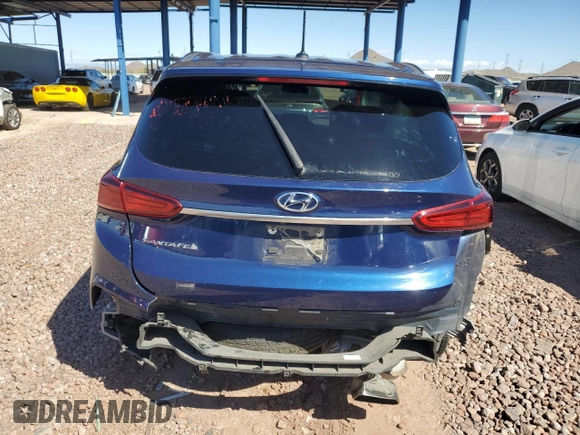 2020 Hyundai Santa Fe SE with VIN 5NMS23AD8LH161853, listed as a Copart auction lot 49668585 with 130,030 mi miles and Salvage Title. Bid and sale history available at carsss.com. Image 6.