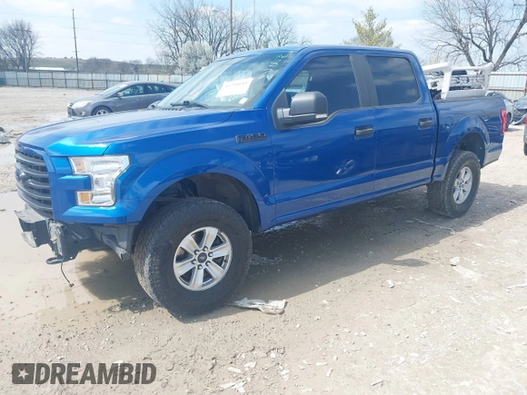 2017 Ford F-150 XL with VIN 1FTEW1EP2HFB87914, listed as a IAAI auction lot 41930611 with 100,281 mi miles. Bid and sale history available at carsss.com. Image 21.