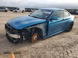 2017 BMW M2 with VIN WBS1H9C30HV887887, listed as a Copart auction lot 63991044 with 47,495 mi miles and Salvage Title. Bid and sale history available at carsss.com. Image 1.