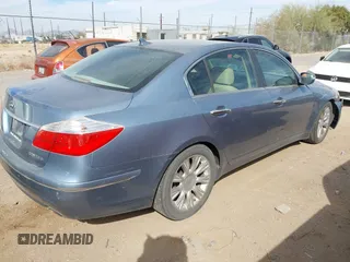 2009 Hyundai Genesis with VIN KMHGC46E59U058705, listed as a IAAI auction lot 41677047 with 115,173 mi miles and . Bid and sale history available at DreamBid. Image 4.