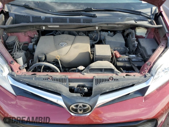 2018 Toyota Sienna LE Auto Access Seat with VIN 5TDKZ3DC5JS905966, listed as a Copart auction lot 50753055 with 107,490 mi miles and Salvage Title. Bid and sale history available at carsss.com. Image 12.