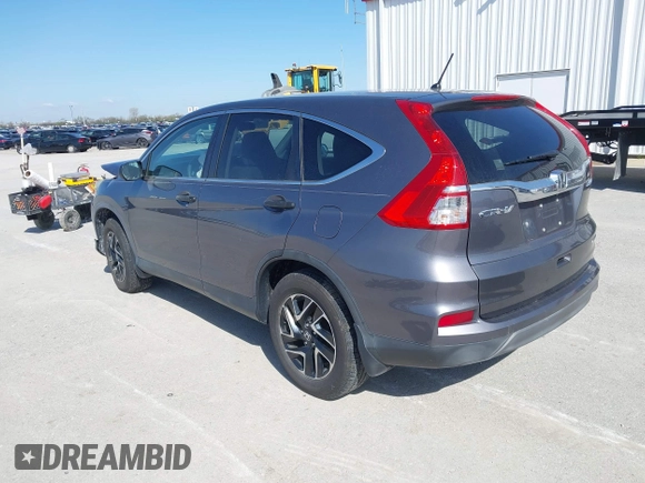 2016 Honda CR-V SE with VIN 5J6RM4H48GL067023, listed as a IAAI auction lot 41975626 with 134,308 mi miles and . Bid and sale history available at carsss.com. Image 3.
