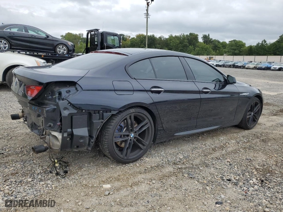 2014 BMW 6 Series 640i xDrive with VIN WBA6B8C51ED452692, listed as a Copart auction lot 72366124 with 123,101 mi miles and Salvage Title. Bid and sale history available at carsss.com. Image 3.