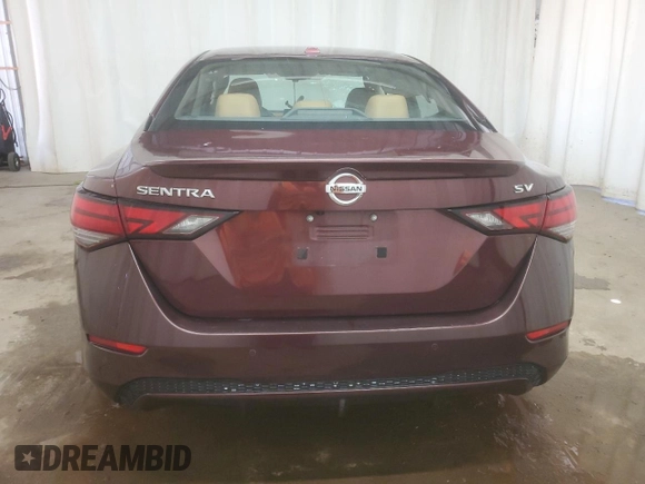 2021 Nissan Sentra SV z VIN 3N1AB8CVXMY234150, wystawiony jako Copart lot #58006045 z przebiegiem 49 308 mil mil oraz Szkoda całkowita • Salvage title. Historia ofert i sprzedaży dostępna na DreamBid. Obrazek 6.