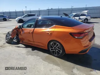 2025 Nissan Sentra SR с VIN 3N1AB8DV0SY212475, выставлен на аукционе Copart как лот 57270825 с пробегом 11 302 миль миль и Чистый • Clean title. История ставок и продаж доступна на DreamBid. Изображение 2.