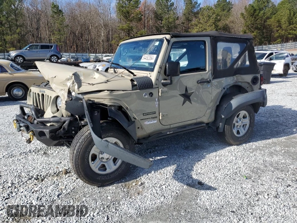 2018 Jeep Wrangler Willys Wheeler W with VIN 1C4AJWAG1JL800872, listed as a Copart auction lot 84492064 with 39,032 mi miles and Salvage title. Bid and sale history available at DreamBid. Image 1.