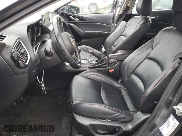 2016 Mazda 3 i Grand Touring with VIN 3MZBM1X72GM281356, listed as a Copart auction lot 45244535 with 175,448 mi miles and Salvage Title. Bid and sale history available at DreamBid. Image 7.