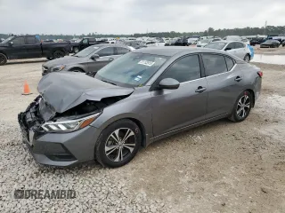 2020 Nissan Sentra SV with VIN 3N1AB8CV6LY209082, listed as a Copart auction lot 51153915 with 48,906 mi miles and Salvage Title. Bid and sale history available at DreamBid. Image 1.