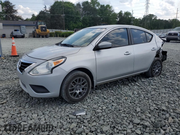 2017 Nissan Versa SV with VIN 3N1CN7AP8HK435276, listed as a Copart auction lot 55315955 with 84,854 mi miles and Salvage title. Bid and sale history available at DreamBid. Image 1.