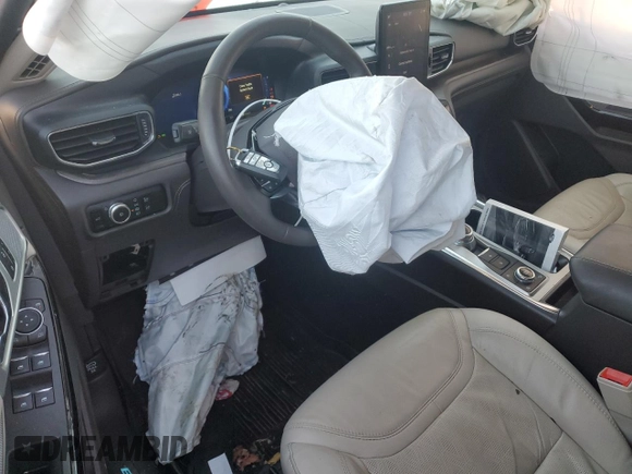 2023 Ford Explorer Platinum with VIN 1FM5K8HC9PGA51359, listed as a Copart auction lot 86424084 with 36,699 mi miles and Salvage title. Bid and sale history available at DreamBid. Image 8.