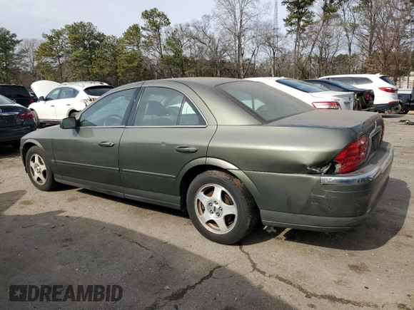2000 Lincoln LS with VIN 1LNHM86S5YY852576, listed as a Copart auction lot 43073515 with 131,207 mi miles and Salvage Title. Bid and sale history available at carsss.com. Image 2.