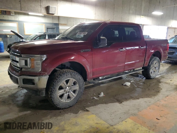2018 Ford F-150 XL with VIN 1FTEW1EPXJKD51911, listed as a Copart auction lot 45887105 with 117,211 mi miles and Clean Title. Bid and sale history available at carsss.com. Image 1.