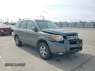 2007 Honda Pilot EX with VIN 2HKYF18427H514637, listed as a Copart auction lot 52306725 with 142,578 mi miles and Salvage Title. Bid and sale history available at carsss.com. Image 12.